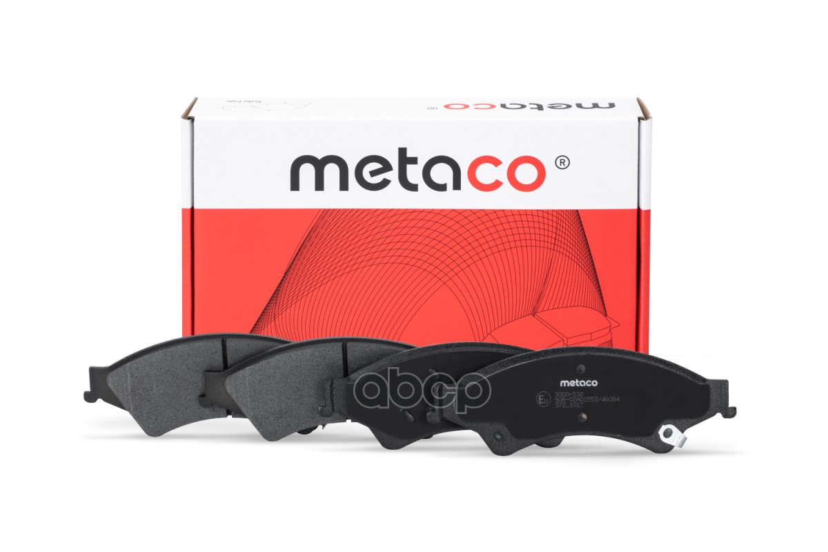 Колодки тормозные передние к-кт METACO арт. 3000-532