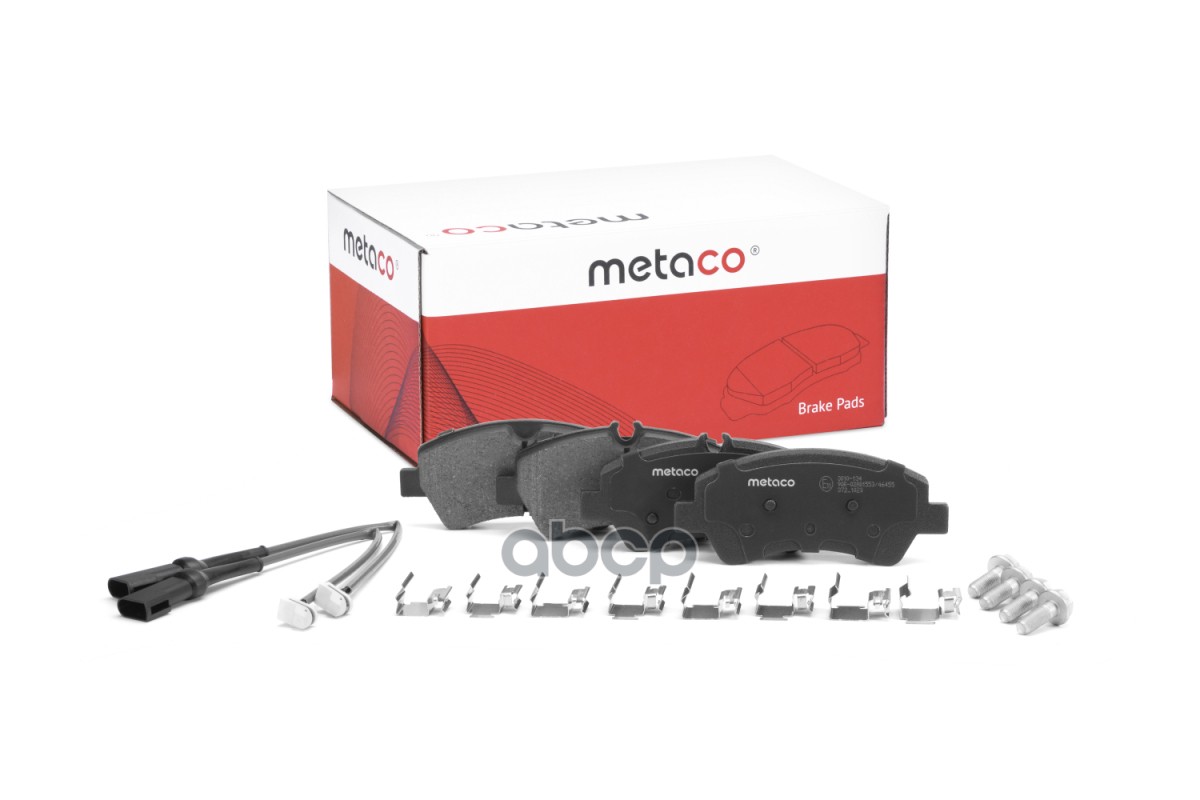 Колодки тормозные задние дисковые к-кт 3010134 METACO арт. 3010-134