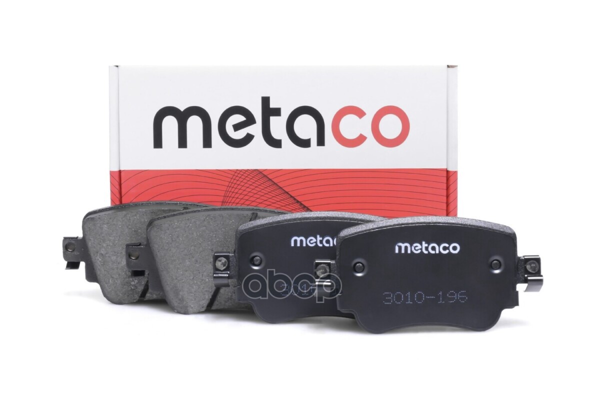 Колодки тормозные задние дисковые к-кт 3010196 METACO арт. 3010-196