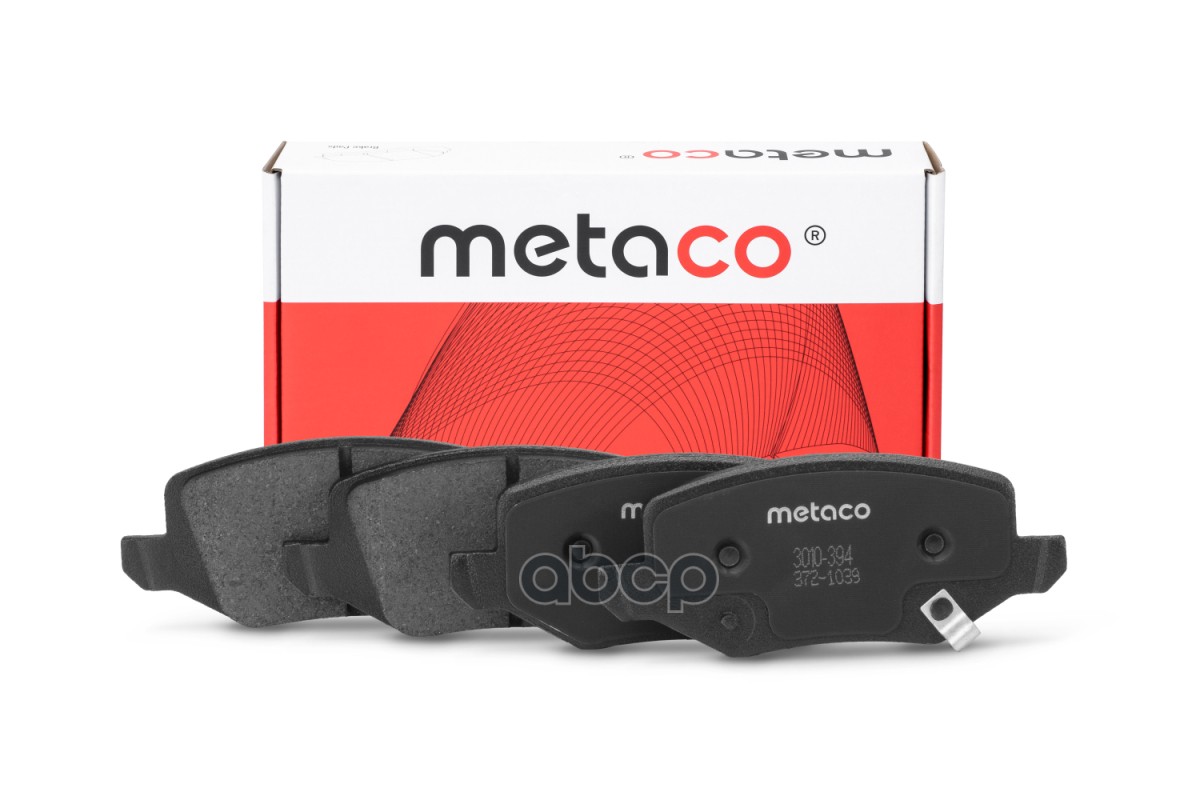 Колодки тормозные задние дисковые к-кт METACO арт. 3010394