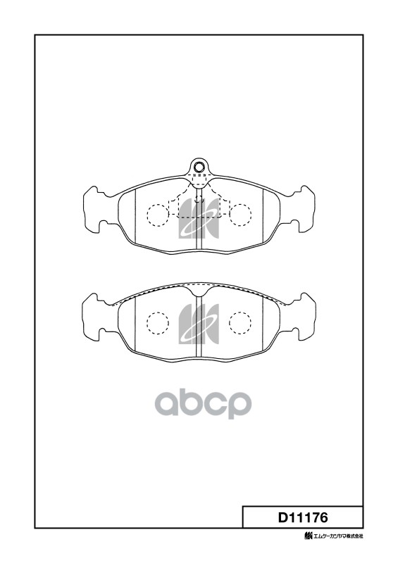 Колодки тормозные дисковые Daewoo MK KASHIYAMA арт. d11176