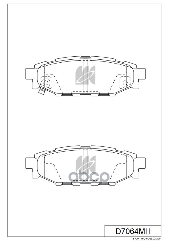 Колодки тормозные дисковые  SUBARU BRZ D7064MH MK KASHIYAMA арт. D7064MH