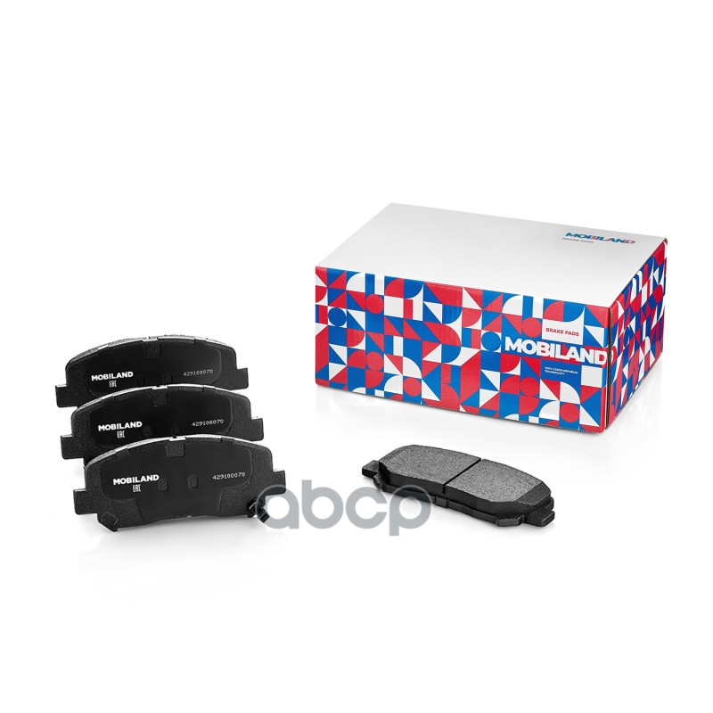 Тормозные колодки дисковые 429100070 MOBILAND арт. 429100070
