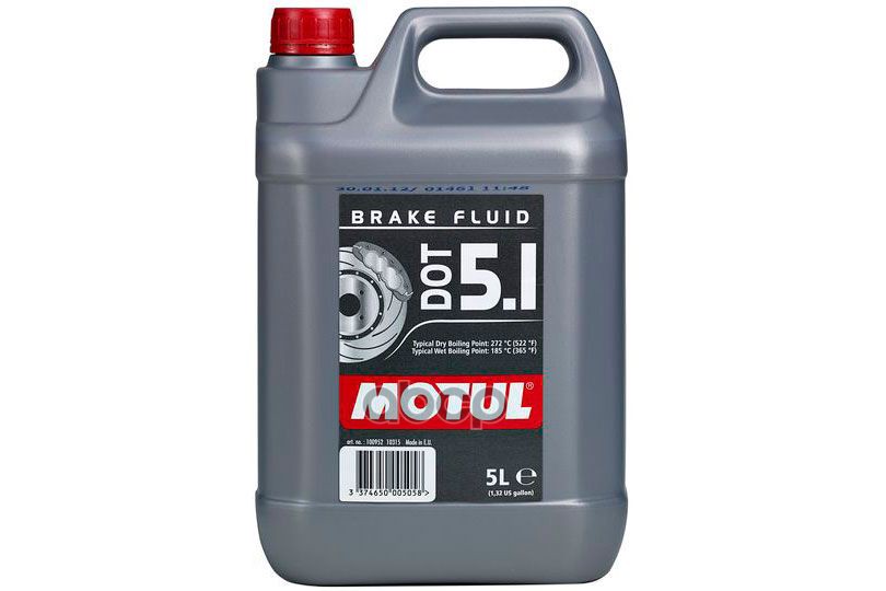 Тормозная Жидкость Dot 5.1 Brake Fluid 5Л 100952 MOTUL арт. 100952