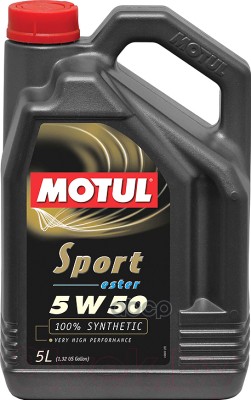 MOTUL Масло Моторное Синтетическое Sport 5W50 Sm/Cf 5Л