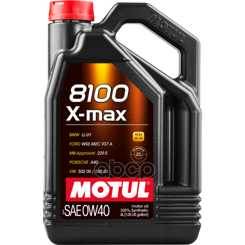 MOTUL Масло моторное 8100 X-max 0W-40 4л (112708) 104532