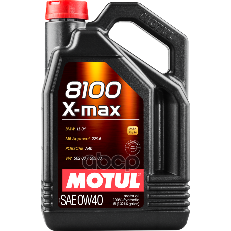 MOTUL Масло моторное 8100 X-max 0W-40 5л (113223) 104533