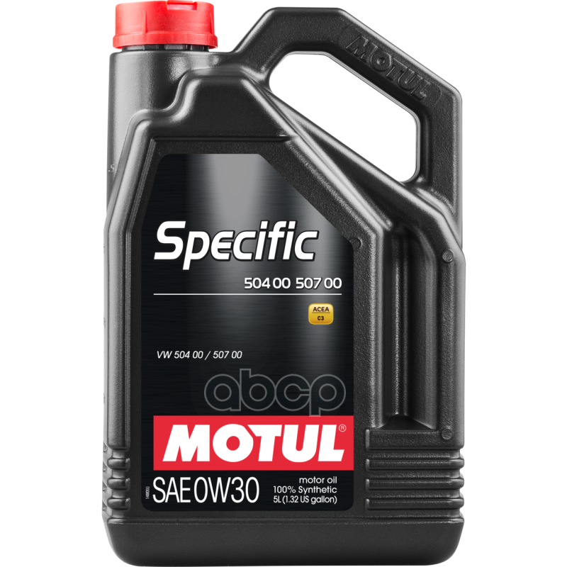 MOTUL Масло Моторное Motul Specific 504 00/507 00 0W-30 Синтетическое 5 Л 107050