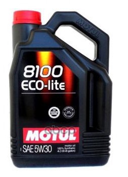 MOTUL Масло моторное Motul 8100 Eco-Lite 5W-30 синтетическое 4 л 108213