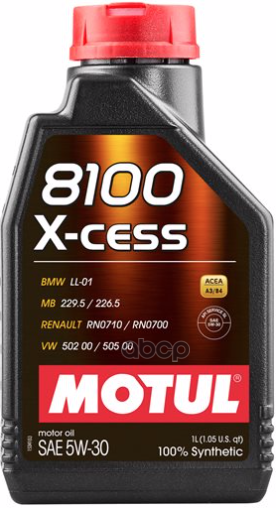 MOTUL Масло моторное 8100 X-cess 5W-30 1л (113528) 108944