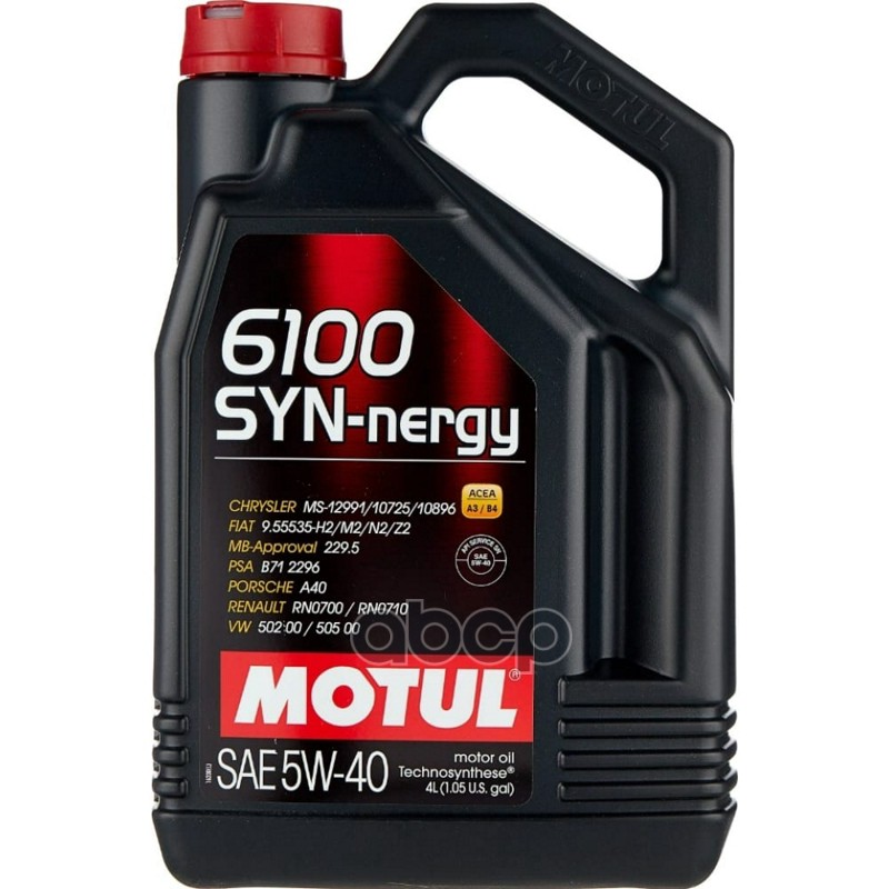 MOTUL Моторное масло 6100 SYN-NERGY 5W-40 4л (107978) 111862