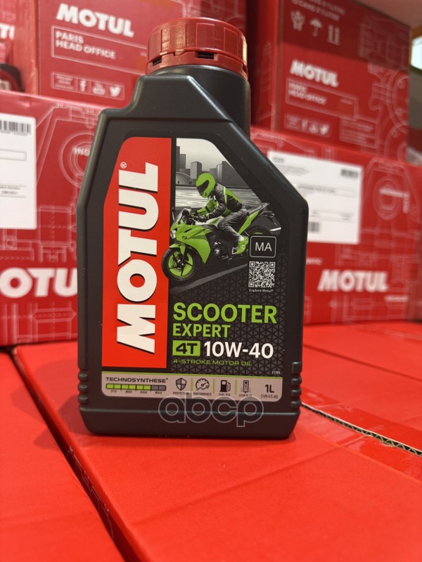 Масло моторное Motul Scooter Expert 4T MA 10W-40 синтетическое 1 л 112752 MOTUL арт. 112752