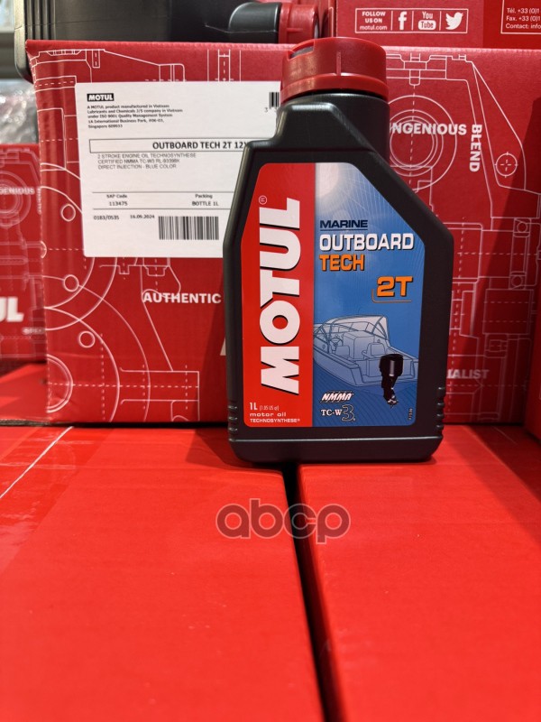 Масло моторное OUTBOARD TECH 2T 1л (106613,102789) 113475 MOTUL арт. 113475