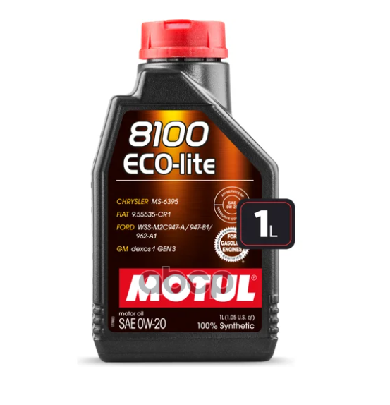 MOTUL Масло моторное 8100 ECO-LITE 0W-20 1л (108534) 113491