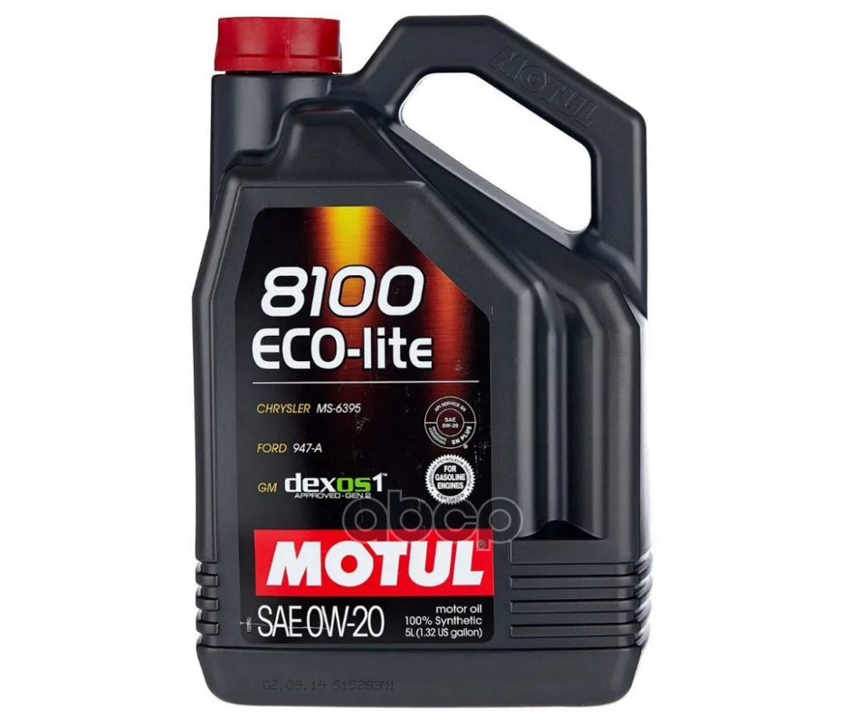 MOTUL Масло моторное 8100 Eco-lite 0W-20 5л (108536) 113493