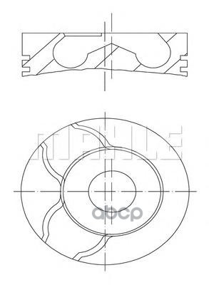 Поршень Двс Mercedes-Benz: E-Class E 290 Turbo-D 95-02, E-Class Универсал E 290 T Turbo-D 96-03, G-Class G 290 Td 90-, Sprint...