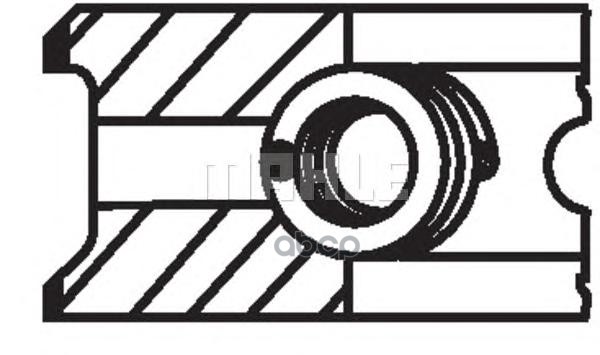 Кольца Поршневые (Комплект На 1 Цилиндр) Fiat /D=84Mm Std Knecht/Mahle 00865N0 Mahle/Knecht арт. 00865N0
