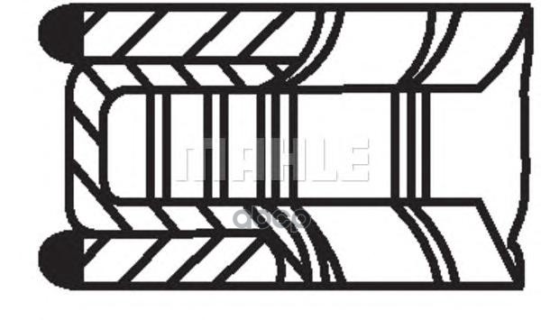 Кольца Поршневые 1Шт Opel Astra 1.8I =84.8 1.5X1.75x4 +0.50 86> Mahle/Knecht арт. 01166N1