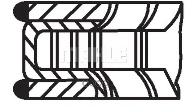 Кольца Поршневые 1Шт Ford Mondeo 2.0 16V =87.5 1.2X1.2x2.5 Std 00> Mahle/Knecht арт. 01561N0