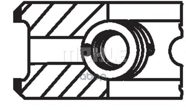 Кольца Поршневые 1Шт Volvo. Renault 1.9Td F8qt =80 2.5X2x3 Std <99 Mahle/Knecht арт. 02158V0