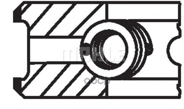 Кольца Поршневые 1Шт Audia4/A6. Vw Passat 1.8 96> D81x1.5x1.75x2 +0.5 (1) Mahle/Knecht арт. 03316N2