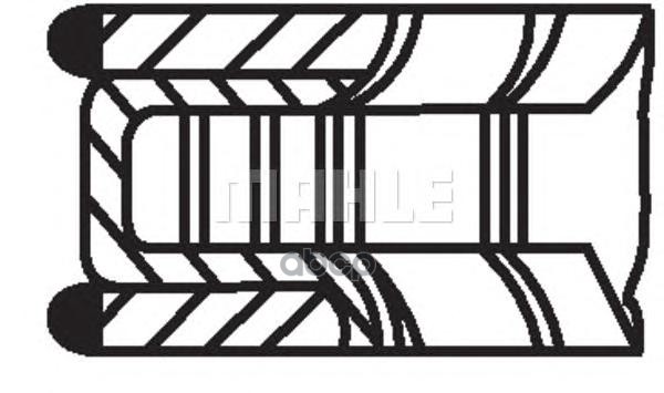 Кольца Поршневые 1Шт Audi. Vw. Seat =81 1.5X1.75x3 Std 83> Mahle/Knecht арт. 03474N0