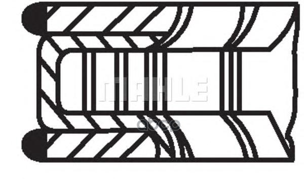 Кольца Поршневые 1Шт Audi. Vw. Seat =81 1.5X1.75x3 +0.50 83> Mahle/Knecht арт. 03474N2
