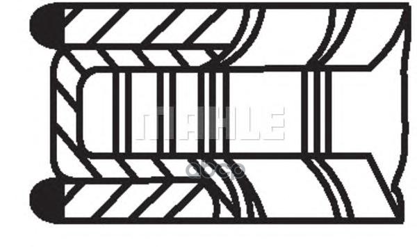 Кольца Поршневые 1Шт Peugeot 306/405 1.8-1.9 =83 1.5X1.5x3 Std 88> Mahle/Knecht арт. 03902V0