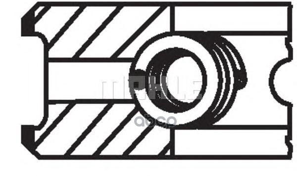 Кольца Поршневые Двс Mahle/Knecht арт. 06141N0