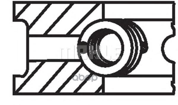 Кольца Поршневые 1Шт Bmw 320/520 2.0 =80 1.5X1.5x2 Std 92> Mahle/Knecht арт. 08267N0