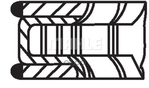 Кольца Поршневые 1Шт Mazda 2.0-2.2 8V Fe/F2 =86 1.5X1.5x4 Std 83> Mahle/Knecht арт. 62731V0