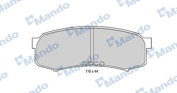 Колодки Тормозные Дисковые Перед Mando арт. MBF015845