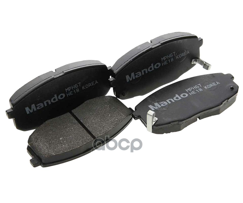 Колодки тормозные дисковые перед Mando арт. MPH67