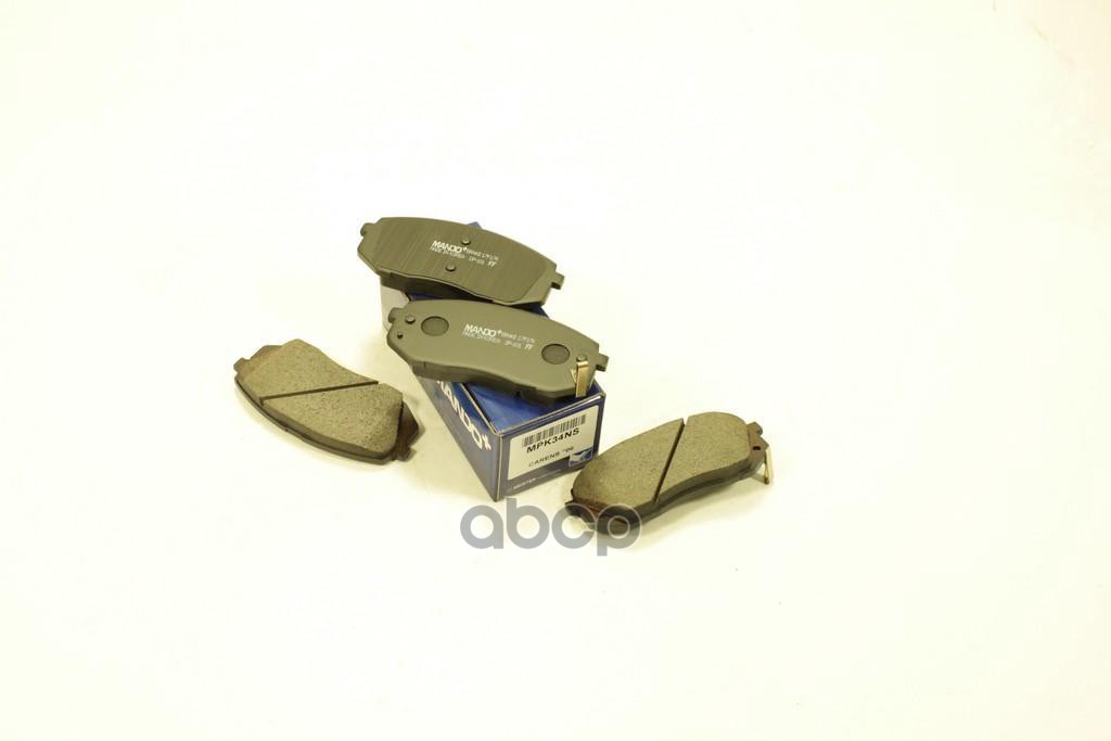 КОМПЛЕКТ КОЛОДОК ТОРМОЗНЫХ ДИСКОВЫХ MPK34NS Mando арт. mpk34ns