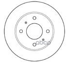 Диск тормозной передний NISSAN ALMERA II Hatchback (N16) 1.5  PRIMERA (P11) 1.6 16V Mapco арт. 15514