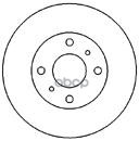 Диск Тормозной Передний Nissan Almera Ii Hatchback (N16) 1.5  Primera Traveller (Wp11) 1.8 16V Mapco арт. 45515