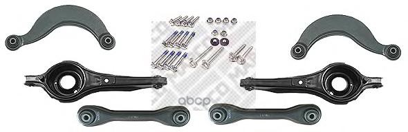 Комплект рычагов задней подвески 6 шт. (59668/646/647) с болтами FORD FOCUS (DAW  DBW) 1.6 16V  FOCU Mapco арт. 53612/1