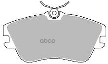 Колодки Тормозные Дисковые Передние К-Т Vw Transporter T4 (70B  70C  7Db  7Dk  70J  70K  7Dc) 1.9 Td Mapco арт. 6414