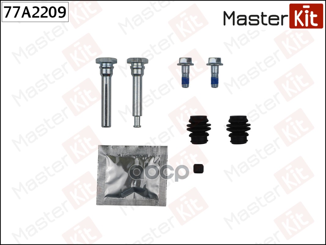 Комплект направляющих тормозного суппорта Ford FIESTA VI (CB1, CCN) 2008 -, Nissan JUKE (F1 MasterKit арт. 77A2209