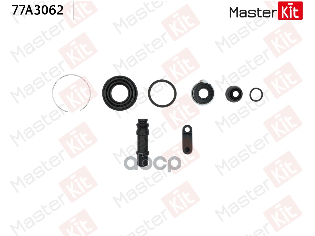 Ремкомплект тормозного суппорта Nissan SUNNY III (N14) 1990 - 1996 MasterKit арт. 77A3062
