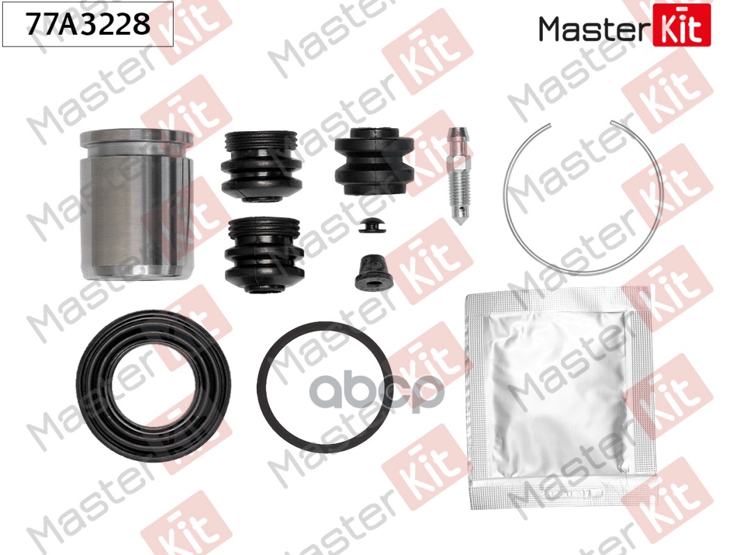 Ремкомплект тормозного суппорта+поршень Toyota CAMRY (_V1_) 1991 - 1998 MasterKit арт. 77A3228