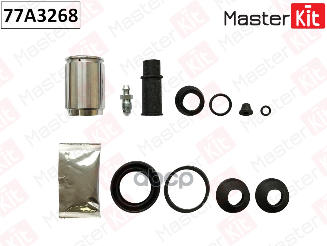 Ремкомплект тормозного суппорта+поршень Renault ESPACE III (JE0_) 1996 - 2002, LAGUNA II ( MasterKit арт. 77A3268