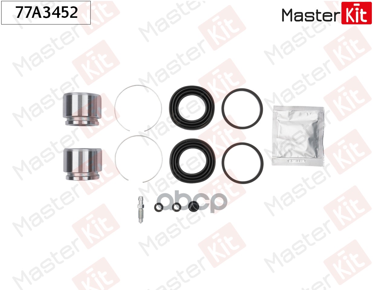 Ремкомплект тормозного суппорта+поршень Lexus IS I (_E1_) 1999 - 2005 77A3452 MasterKit арт. 77A3452
