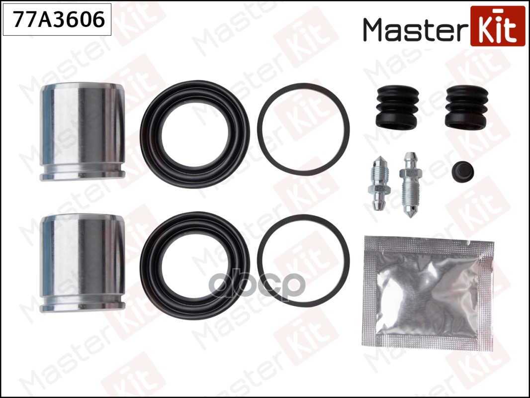 77A3606 Ремкомплект тормозного суппорта + поршень Ford MAVERICK (UDS  UNS) 1993 - 1998  Nissan TERRA MasterKit арт. 77a3606