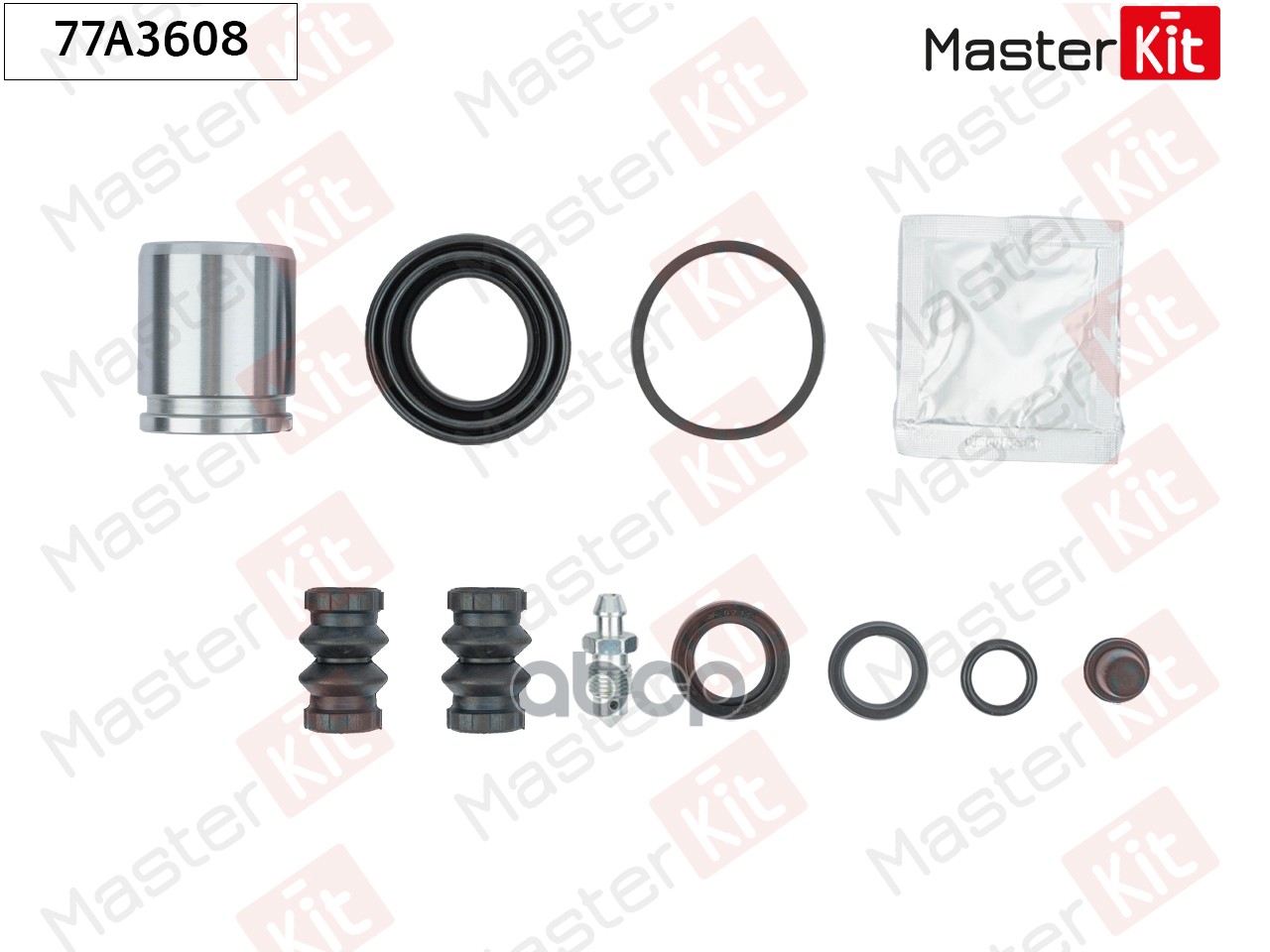Ремкомплект тормозного суппорта+поршень Audi A8 (4D2, 4D8) 1994 - 2005 77A3608 MasterKit арт. 77A3608