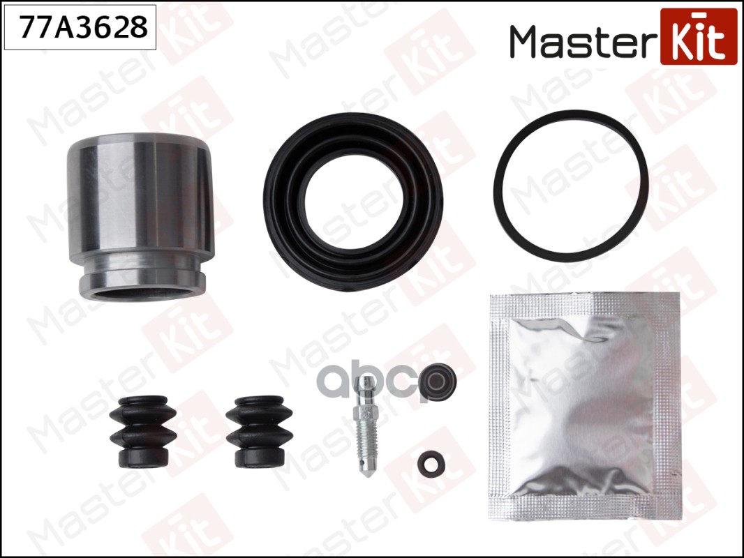 Ремкомплект тормозного суппорта+поршень NISSAN QASHQAI 08-08-, SUZUKI GRAND VITARA 2005- 77A3628 MasterKit арт. 77A3628