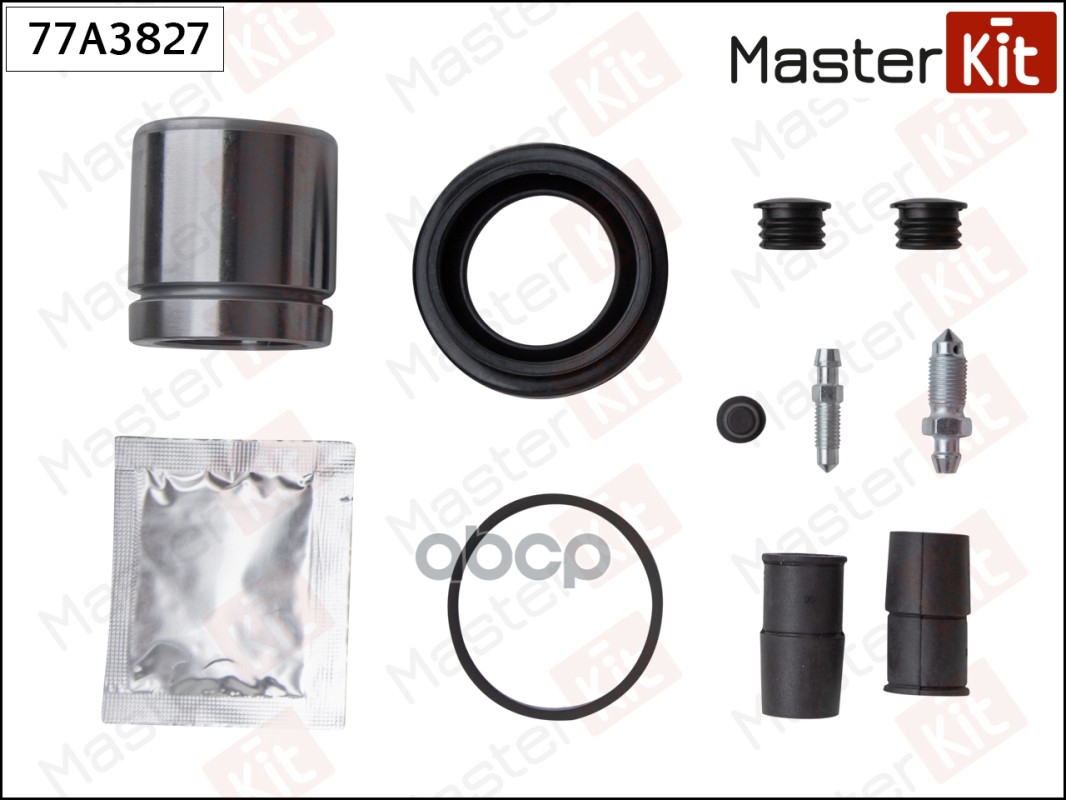 Ремкомплект тормозного суппорта + поршень FIAT PALIO 04-96-, MAZDA121 01-96- 77A3827 MasterKit арт. 77A3827