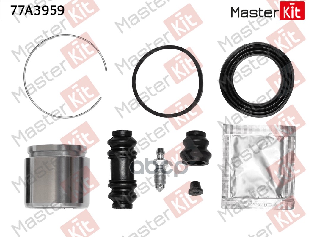 77A3959 Ремкомплект тормозного суппорта+поршень Nissan PATROL GR IV (Y60, GR) 1986 - 1998 MasterKit арт. 77A3959