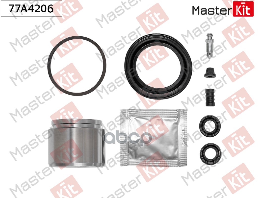 Ремкомплект тормозного суппорта+поршень Kia CARENS II вэн (FJ) 2002 - MasterKit арт. 77A4206