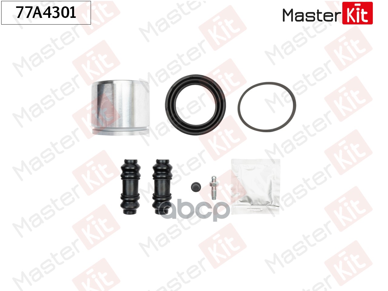 Ремкомплект тормозного суппорта+поршень Mercedes-Benz M-CLASS (W163) 1998 - 2005 MasterKit арт. 77A4301